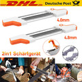 2in1 Schärfgerät Kettensäge Kettenschärfer ø 4.0mm/4.8mm Schärfen für STIHL DE