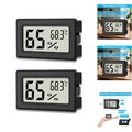 2 Stück Thermometer Hygrometer, Digital Mini Luftfeuchtigkeitsmesser mit LCD,...