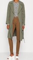NAF NAF💚🛍fließender Trenchcoat mit Gürtel Gr FR40 (D38) Oliv