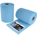 2x PUTZ-ROLLEN 3-LAGIG 36x36 cm PUTZTUCH PAPIER ROLLE BLAU PUTZPAPIER 1000 BLATT