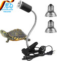 LEDGLE Schildkröte Wärmelampe, Wärmespotlampe Für Aquarium Reptil Mit Clip E27 L