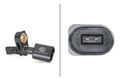Hella 6PU010039-991 Sensor, Raddrehzahl vorne links für VW