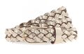 Vanzetti Braided Women's Belt W85 Gürtel Gold Metallic goldfarben Neu