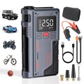 Auto Starthilfe Jump Starter Ladegerät 12V KFZ Booster Powerbank Auto Kompressor