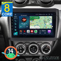 8 Core 4G+64G Android13 CarPlay Autoradio GPS Navi Für Suzuki Swift V 2017-2023