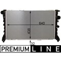 Mahle CR 1772 000P Kühler Motorkühlung für MERCEDES BENZ C KLASSE E SLS AMG