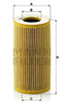 Ölfilter Filtereinsatz HU 719/5 x MANN-FILTER für PORSCHE 911 911 Cabriolet