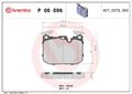 BREMBO P 06 096X Bremsbelagsatz, Scheibenbremse für BMW