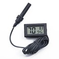Mini Digital LCD Elektronischer Thermometer Temperaturmesser Messgerät Schwar