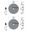 2X TEXTAR 230mm BREMSTROMMELN HINTEN PASSEND FÜR VW PASSAT LINKS+RECHTS |