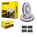 TEXTAR BREMSSCHEIBEN 310mm + BELÄGE VORNE passend für CITROEN C8 ULYSSE 807 