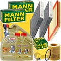 MANN INSPEKTIONSPAKET+7L CASTROL 5W-30 ÖL passend für BMW X3 F25 35i X4 F26 M40i
