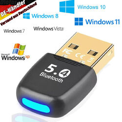 USB Bluetooth 5.4 Adapter Dongle Stick Transmitter Nano PC Laptop Maus Tastatur🔥BLITZVERSAND✅ TOP-QUALITÄT✅ PLUG & PLAY✅ DE-HÄNDLER🔥
