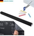 Tafelfolie Klebefolie 200x45cm beschreibbar Dekofolie Selbstklebend inkl. Kreide