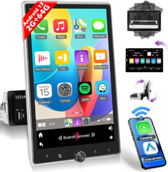 10.4'' Android 15.0 Single 1 Din Apple Carplay Autoradio GPS Navi WIFI 2G+64GB