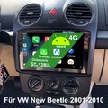 6+128G 4G Für VW Beetle 2001-2010 CarPlay Android 13 Autoradio BT WiFi GPS Navi
