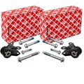 2X FEBI QUERLENKERLAGER BUCHSEN HINTEN VORNE passend für FORD C-MAX FOCUS GRAND 