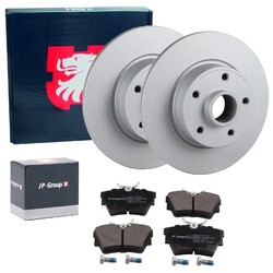 JP BREMSSCHEIBEN + BELÄGE HINTEN passend für OPEL VIVARO FIAT TALENTO TRAFICHA 280x12mm | mit Radlager + Radnabe + ABS-Sensorring