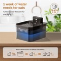 2,2L Trinkbrunnen Haustier Automatisch Wasserspender für Katzen Hunde mit Filter