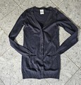 Vero Moda LONG Strickjacke Casual Cardigan Leicht in Blau Farbe Gr. M 