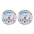 Mini Indoor Thermometer Hygrometer 2 in 1 Temperature Analog Humidity Monitor