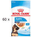 (EUR 13,21 / kg) Royal Canin Maxi Puppy Welpenfutter, nass, in Soße: 60 x 140 g 