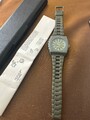 Heine Uhr Militär Military Mechanisch Handaufzug funktioniert Wasserdicht Retro