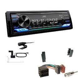 JVC Digital 1-DIN Autoradio DAB+ Bluetooth für Seat Leon 2000-2006 schwarz