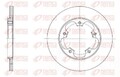 2x REMSA Bremsscheibe Bremsscheiben Satz Bremsen Hinten 61567.00