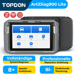TOPDON AD900 Lite Profi KFZ OBD2 Diagnosegerät Auto Scanner ALLE System PTMS DE
