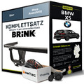 Für BMW X5 Typ F15 Anhängerkupplung starr +eSatz 13pol uni. 11.2013-10.2018 NEU