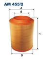 FILTRON Luftfilter AM 455/2 Filtereinsatz für GINAF EUROFIRE EUROCARGO IVECO 1 3