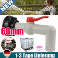 IBC Tank Adapter Zubehör Container Auslaufhahn Wassertank Kugelauslaufhahn