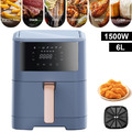 6L LED HEISSLUFTFRITTEUSE AIRFRYER FRITTEUSEN FRITEUSE BACKOFEN FETTFREI POMMES
