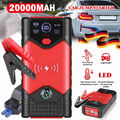 Auto KFZ Starthilfe Jump Starter 20000mAh 600A Ladegerät Booster Powerbank DE