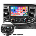 Für 1 Din Ford Transit Custom 2018-2023 Android 13 Autoradio GPS Wifi Bluetooth