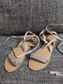 Lesara ASOS Sandalen Rosa Glitzer Römer flach