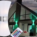LED Außen Wand UP & DOWN Lampe Garten Leuchte Hof Weg RGB Fernbedienung dimmbar