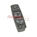1x Schalter, Fensterheber METZGER 0916457 passend für MERCEDES-BENZ