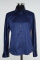 Eterna Silverline Damen Bluse blau edel Raglanarm Gr 42 schmal eher 40 De Top