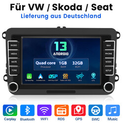 Für VW Touran GOLF 5 6 Caddy DAB+ Carplay Android 13 Autoradio GPS Navi WIFI RDS