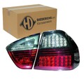 DIEDERICHS TUNING LED RÜCKLEUCHTEN KLARGLAS ROT/SCHWARZ WEIß passend für BMW 3er