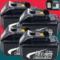 4X 18V 12,0Ah 9,0Ah Akku Für Makita BL1850 BL1830 BL1860B Led Anzeige /Ladegerät