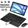 Für Samsung Galaxy Tab A9+ A8 A7 S9 FE S8 S6 Lite QWERTZ Touchpad Tastatur Maus