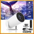 Mini Beamer 4K UHD Heimkino Projektor LED 5G WiFi Bluetooth Android Taschenkino