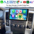 6+128GB 8-Kern Für Jeep DODGE Chrysler Autoradio Carplay Android 14 GPS Navi SWC