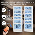 LCD Digital WIFI Thermostat Raumthermostat 5/10/15/20/25PCS FußBodenheizung Weiß