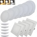 3W-24W LED Panel Einbaustrahler Einbau Decken Leuchte Spot Lampe ultraflach 230V