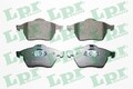 LPR 05P635 Bremsbelagsatz, Scheibenbremse für OPEL SAAB Bremsanlage