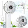 USB Ventilator Leise Mini Handventilator Tragbarer Fan Lüfter mit 5000Mah Akku